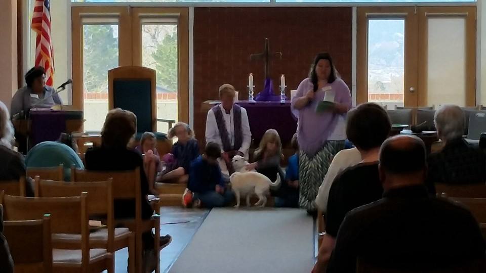 People engaged in a social justice activity